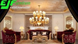 Kursi Sofa Royal Kayu Jati Sabila
