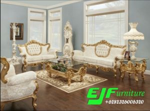 Kursi Tamu Sofa Ukir Jepara Kayu Jati Wonorejo