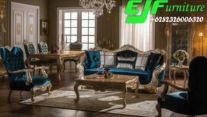 Kursi Tamu Sofa Ukir Jati Sivana