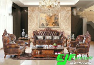Kursi Tamu Sofa Ukir Jati Garcia
