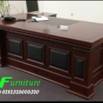 Meja Direktur Minimalis Kayu Jati Manohara