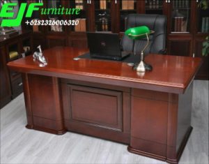 Meja Kantor Minimalis Kayu Jati Sandiego