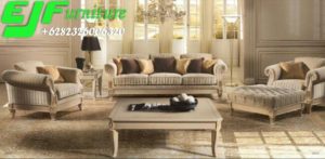 Kursi Tamu Sofa Jakarta Duco Putih Minimali Jakarta