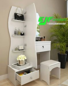 Meja Rias Minimalis Duco Putih Spanyol