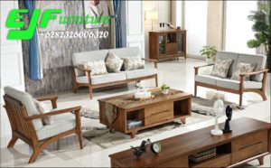 Kursi Tamu Jati Minimalis Vintage Modern Karmila
