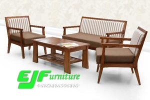 Kursi Tamu Minimalis Kayu Jati Solid