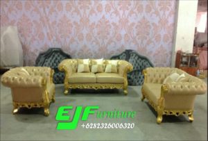 Kursi Tamu Sofa Ukir Jepara Duco Gold