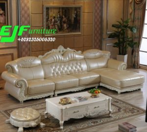 Kursi Sofa Tamu Sudut Terbaru Ukir Mewah Star