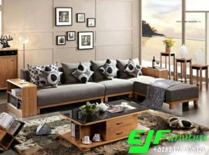Kursi Tamu Minimalis Kayu Jati Modern Arlas