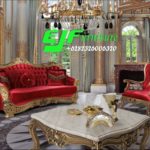 Set Sofa Tamu Klasik Ukir Italian Duco Termewah