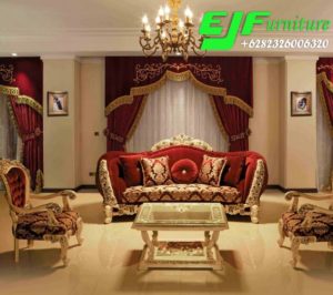 Set Sofa Tamu Mewah Ukir Jepara Nurlita