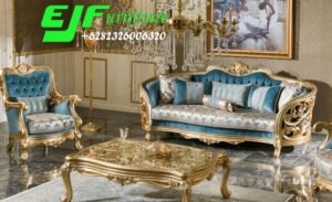 Set Sofa Tamu Murah Mewah Ukir Kalingga Italian Furniture