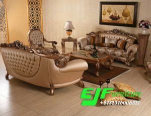 Sofa Tamu Ukir Royal Furniture Klasik Termurah Alvaro