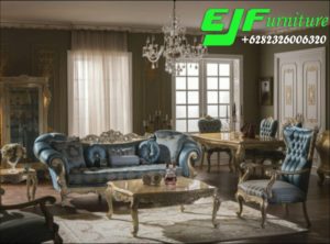 Sofa Tamu Mewah Ukir Jepara Italian Furniture