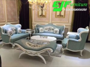 Sofa Tamu Minimalis Modern Ukir Model Italia