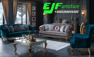 Sofa Tamu Ukir Mewah Duco Emas Ananda