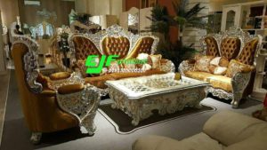 Set Kursi Tamu Sofa Belagio Ukir Asli Jepara