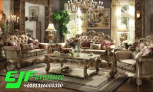 Kursi Tamu Sofa Ukir Mewah Duco Gold Classik Italian Gajayana