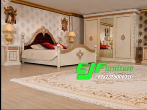 Set Kamar Tidur Minimalis Modern Duco Putih Mewah Danisa