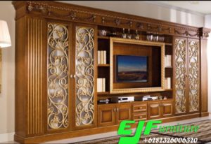 Bufet Tv Minimalis Modern Kayu Jati 012