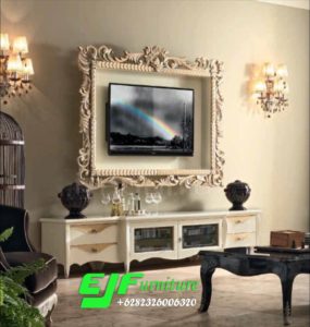 Set Bufet Tv Ukir Mewah Terbaru 007