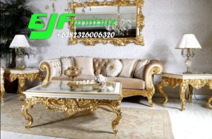 Set Sofa Tamu Ukir Asli Jepara Duco Gold 117