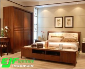 Set Tempat Tidur Jati Minimalis Jepara 042