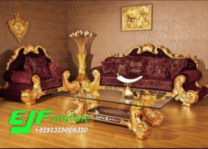 Sofa Tamu Ukir Jakshon Model italian Mewah 235