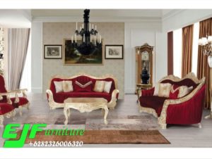 Sofa Tamu Ukir Mewah Duco Emas 230