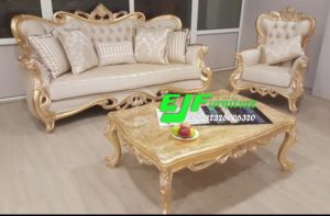 Sofa Tamu Ukir Mewah Duco Gold Terbaru 239