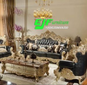 Set Sofa Tamu Ukir Jepara Duco Emas 251