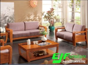 Kursi Tamu Minimalis Modern Jati Mewah 028