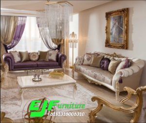 Sofa Tamu Ukir Modern Mewah Asli Jepara 266