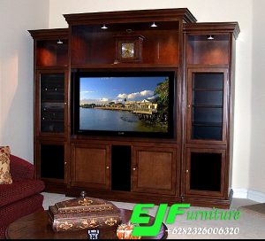 Bufet Tv Jati Klasik Minimalis Modern 019