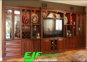 Bufet Tv Jati Klasik Model Minimalis Mewah 20