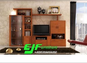 Bufet Tv Jati Minimalis Modern Terbaru 018