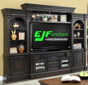 Bufet Tv Kayu Jati Ukir Mewah Asli Jepara 025