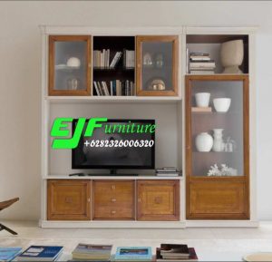Bufet Tv Minimalis Modern Jati Mewah 28