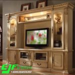 Bufet Tv Ukir Duco Klasik Terbaru 024