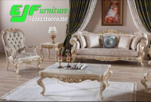 Kursi Sofa Tamu Ukiran Jepara Cat Duco 285