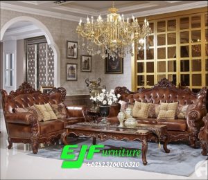 Kursi Sofa Tamu Ukiran Jepara Jati klasik 281