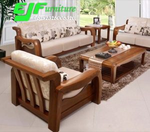 Kursi Tamu Minimalis Modern Jati Klasik 45