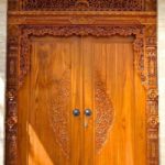 Pintu Gebyok Jati Ukir Minimalis Modern 003