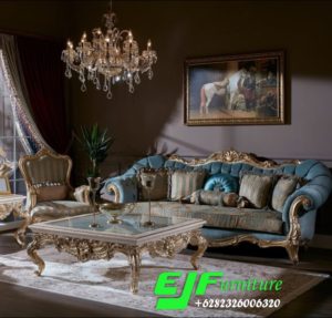 Sofa Tamu Ukir Mewah Asli Jepara Duco 276