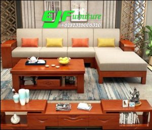 Kursi Tamu Sudut Minimalis Terbaru Jati Jepara 51