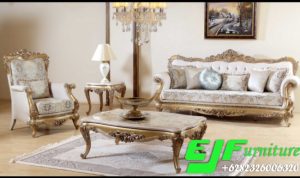 Sofa Tamu Ukir Jepara Duco gold terbaru 289