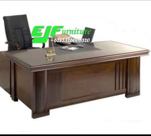 Meja Kantor Minimalis Kayu Jati Terbaru 23