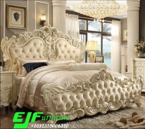 Tempat Tidur Ukir Jepara Terbaru Cat Duco 081