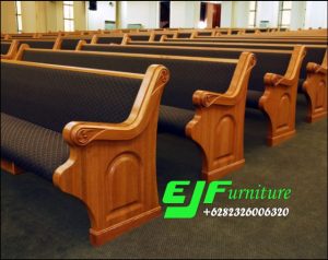 Bangku Gereja Jati Minimalis Model Bagong 08