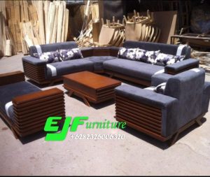 Kursi Tamu Minimalis Modern Kayu Jati Model Ternew